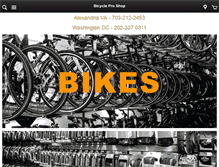 Tablet Screenshot of bicycleproshop.com